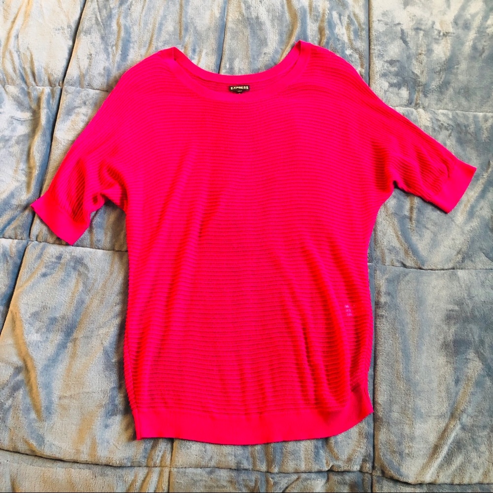 Express knit sweater shirt size L